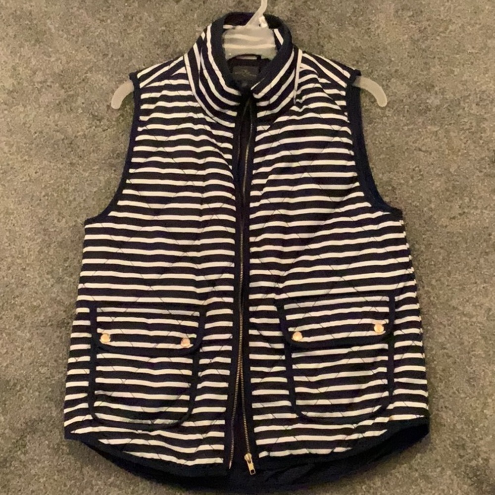 Women’s padded vest navy